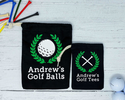 Personalised Golf Bags & Towel Set