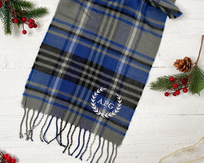 Checked Personalised Scarf - APG Personalised