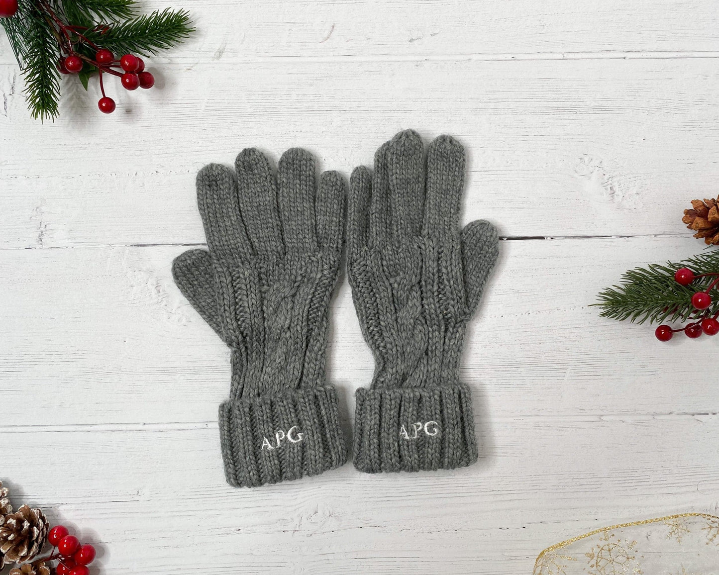 Knit Winter Gloves - APG Personalised