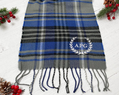 Checked Personalised Scarf - APG Personalised