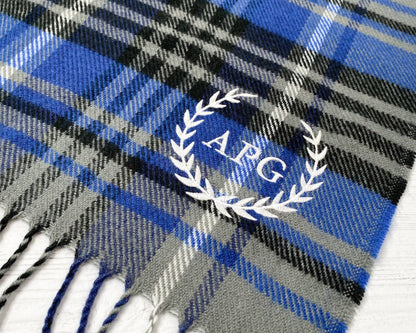 Checked Personalised Scarf - APG Personalised