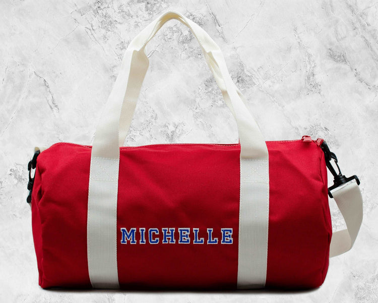 Personalised Sports Bag in Red